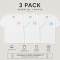 LOS 3-Pack Essential T-Shirts - Pastel Pack